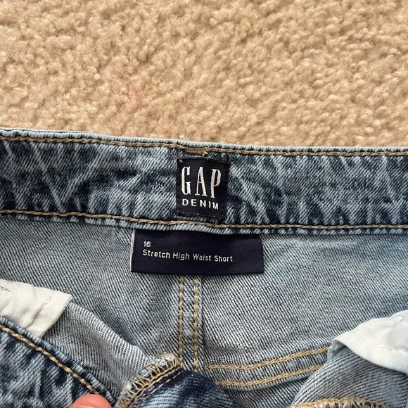 GAP KIDS stretch high waist size 16 shorts - Picture 2 of 3